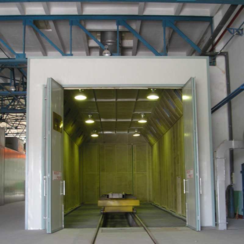 Sanding Room & Automatic Shot Blasting Machine