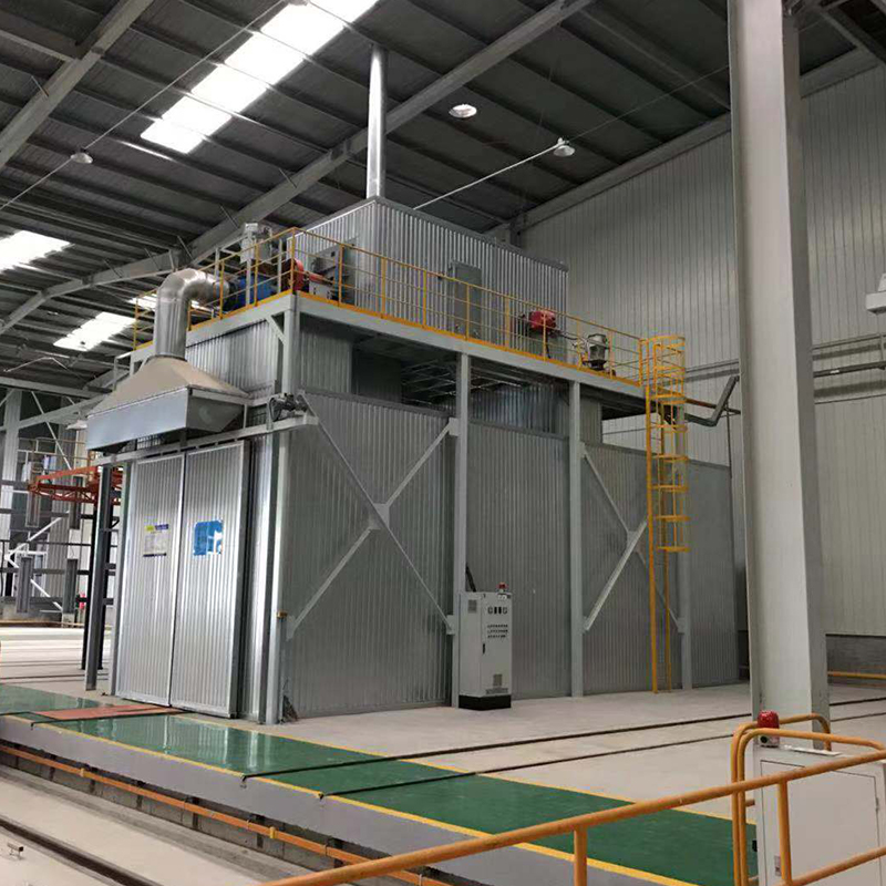 Sanding Room & Automatic Shot Blasting Machine